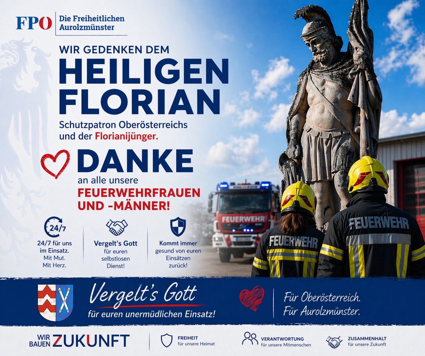Danke an alle unsere Feuerwehrfrauen und -Männer!
